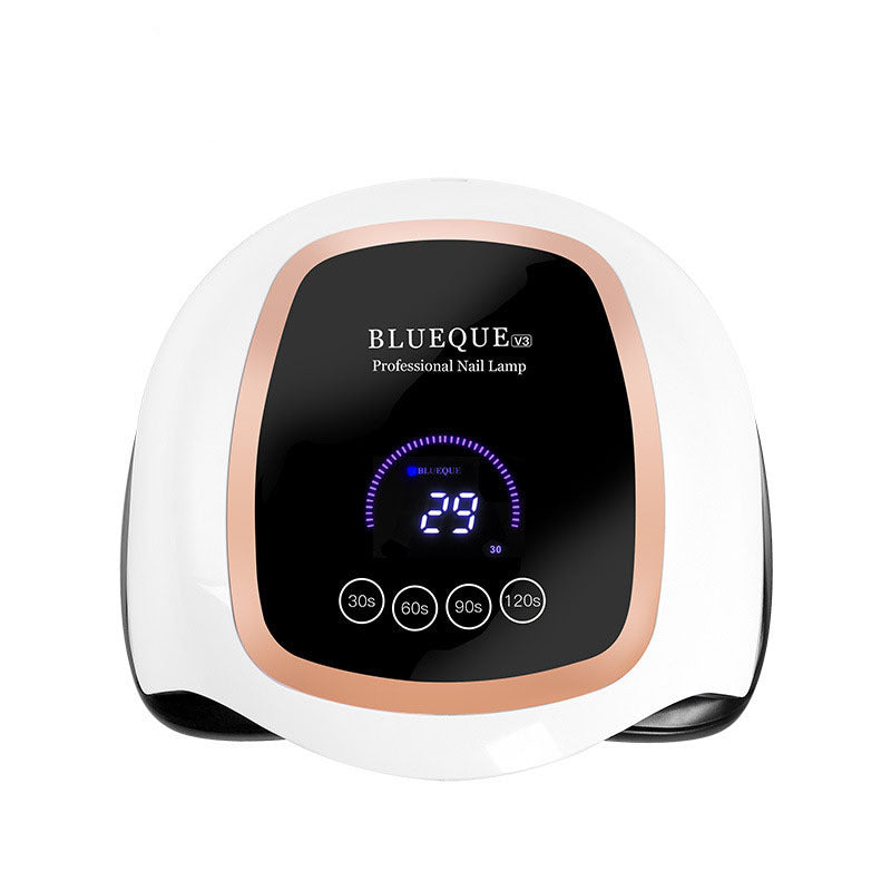 BLUEQUE Nail Lamp – UV/LED Gel Polish Curing Light for Manicures